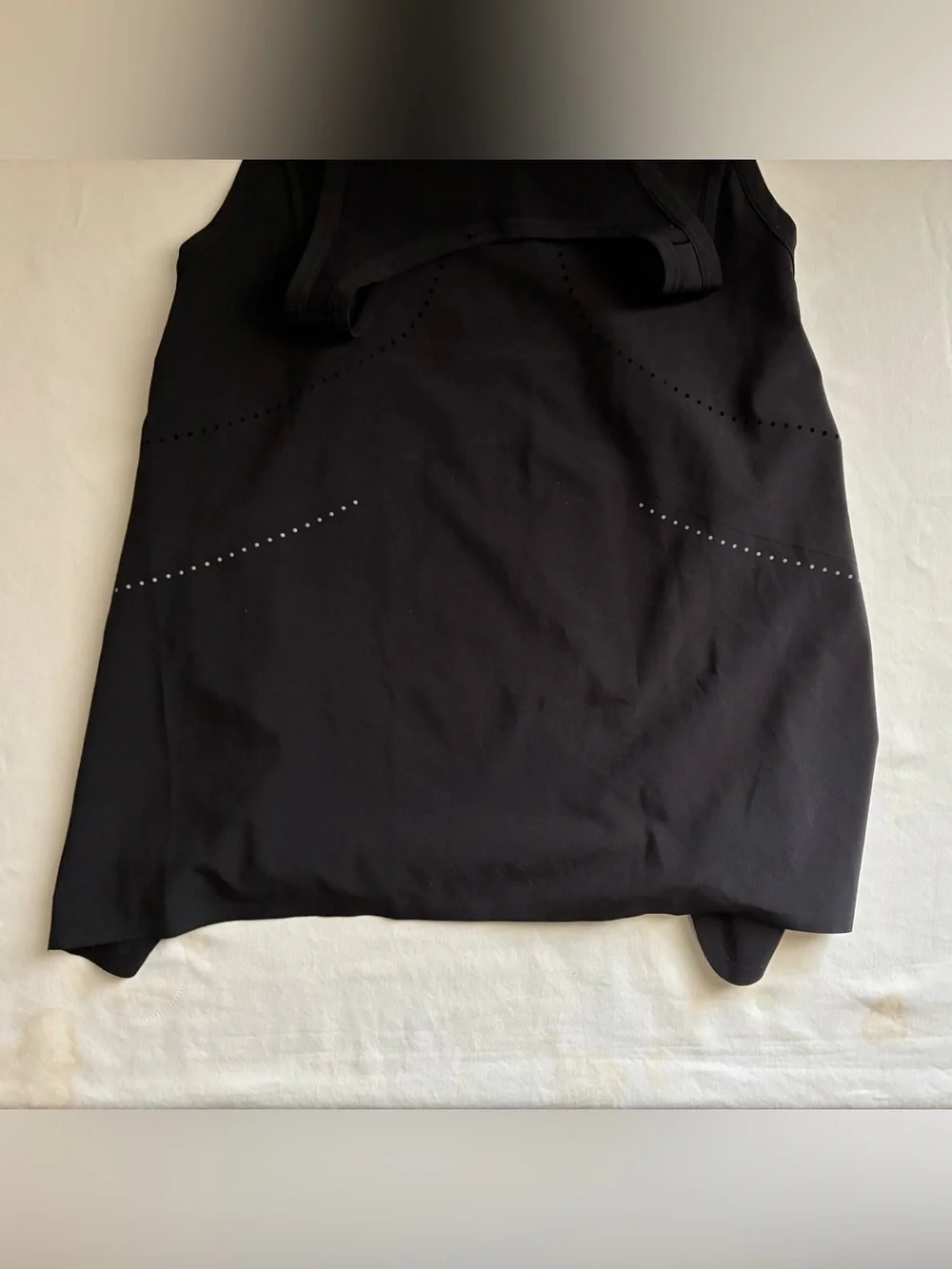 Lululemon Fast & Free Sleeveless Black Top SZ 4